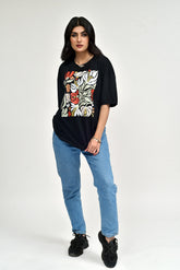 Boho Wildflowers Oversized Tee